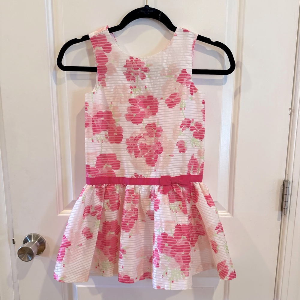 Gymboree Girls 7 Pink Floral Dress
